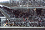 Il parcheggio delle biciclette alla Centraal Station