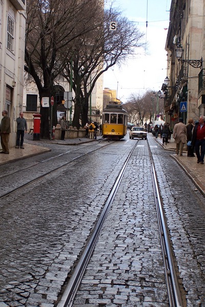 'Electrico', il tram di Lisbona all'Alfama