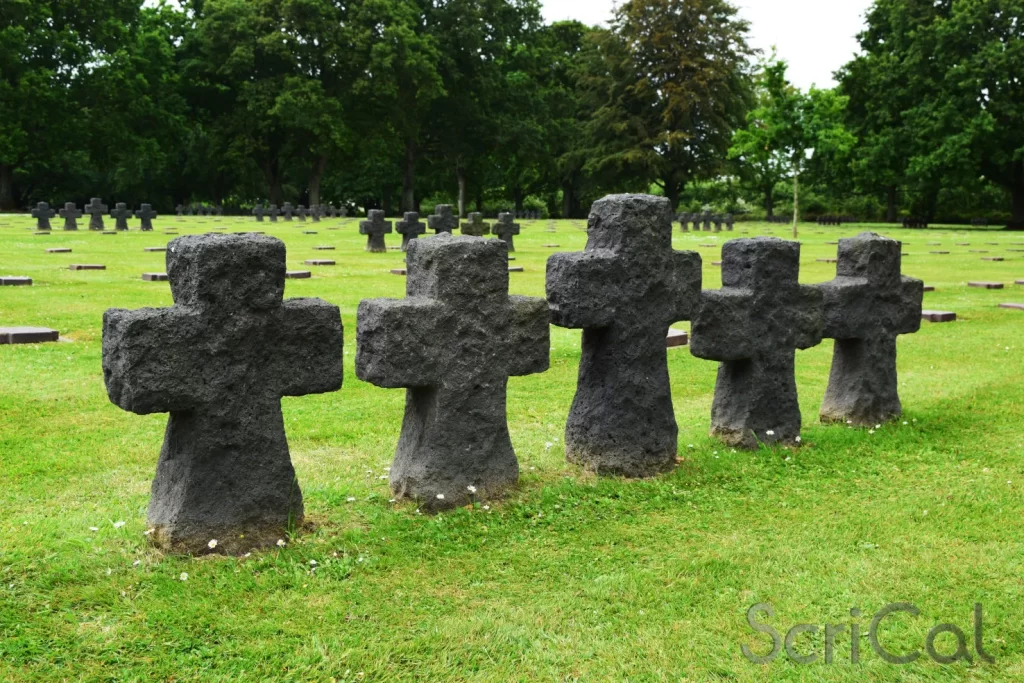 La cambe cimitero tedesco Normandia