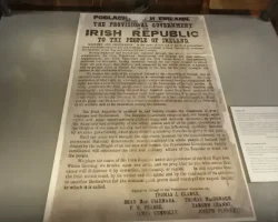 Copia del Proclama della Repubblica irlandese del 1916 copia del Proclama della Repubblica irlandese del 1916
